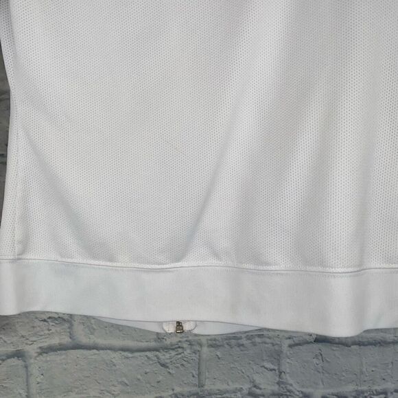 Tek gear girls M full zip hooded track jacket Longsleeve white & black - Picture 6 of 8